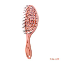 (ZMOG) Mint Green Biodegradable Detangling Hairbrush Soft Vent Wet Lightly Pull No harm Hair Eco Friendly Antistatic Massage Hair Brush
