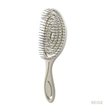 (ZMMB) Mint Green Biodegradable Detangling Hairbrush Soft Vent Wet Lightly Pull No harm Hair Eco Friendly Antistatic Massage Hair Brush