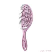 (ZMQF) Mint Green Biodegradable Detangling Hairbrush Soft Vent Wet Lightly Pull No harm Hair Eco Friendly Antistatic Massage Hair Brush