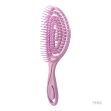 (PK) Mint Green Biodegradable Detangling Hairbrush Soft Vent Wet Lightly Pull No harm Hair Eco Friendly Antistatic Massage Hair Brush
