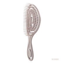 (KQ) Mint Green Biodegradable Detangling Hairbrush Soft Vent Wet Lightly Pull No harm Hair Eco Friendly Antistatic Massage Hair Brush