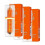 3Pcs Five Vitamin C Tone-up Cream Moisture Deep Hydration Waterlight Makeup Cream 1
