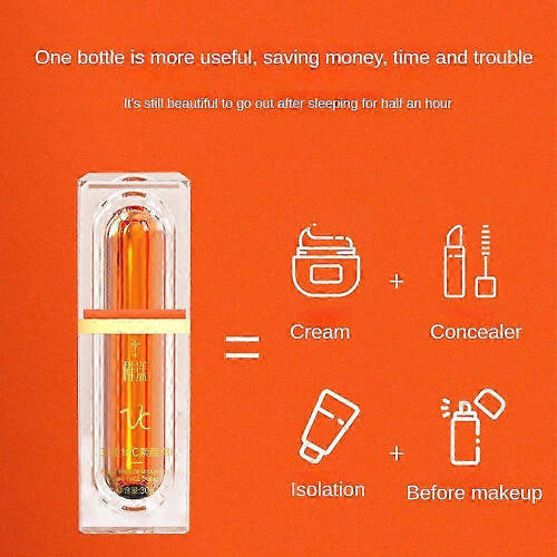3Pcs Five Vitamin C Tone-up Cream Moisture Deep Hydration Waterlight Makeup Cream 2