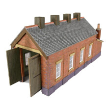 Metcalfe Models Pn931 N Gauge Red Brick Single Track Engine Shed