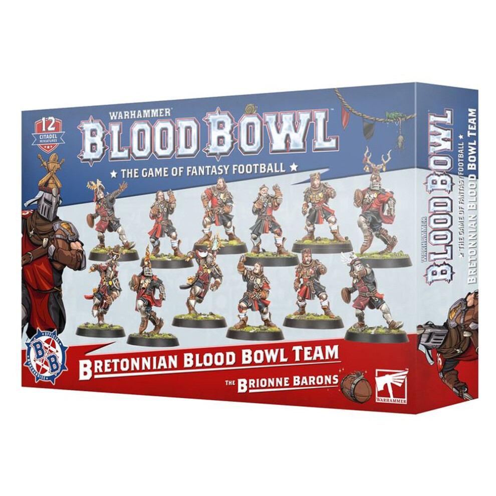 Warhammer Games Workshop Blood Bowl: Bretonnia The Brionne Barons 202-51 - Tabletop Miniatures Wargame