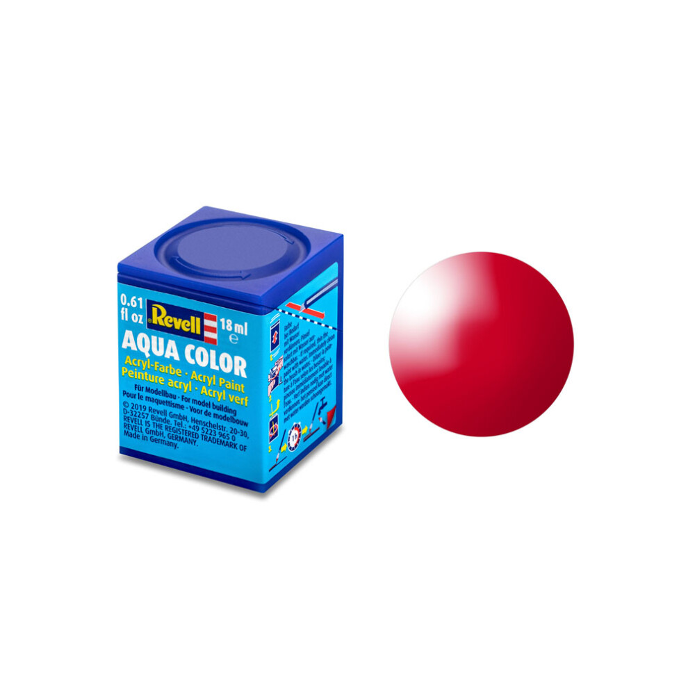 Revell 18ml Aqua Color Acrylic Paint (ferrari Redglossy Finish) - Model Paints -  revell 18ml acrylic model aqua paints gloss ferrari red color