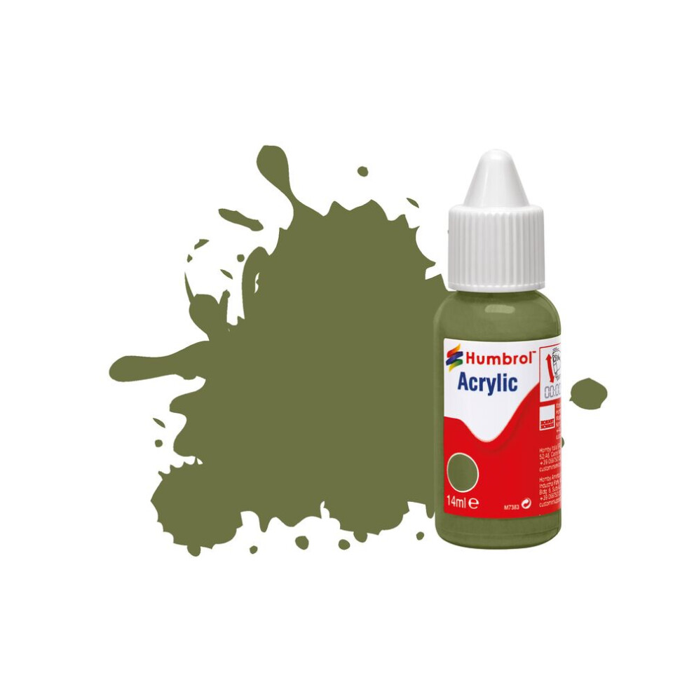 Humbrol Acrylic Paint DB0080 No.80 Grass Green Matt | Matt (14ml), Acrylic Paints for Models, Plastic, Metal, Wood, Glass, Ceramics and More, Touch Up Coat - Image 7