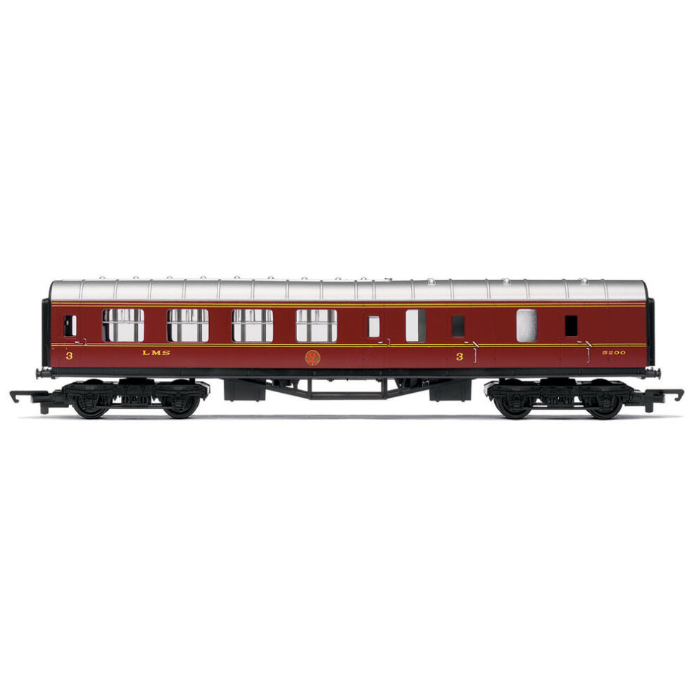 Hornby R4389 Railroad Lms Brake 00 Gauge Coach -