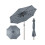 Parasol inclinable - HELLOSHOP26 - 300 cm - 24 LED - Resistente a los UV - Ajustable 1