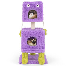 Árvore de gato - HELLOSHOP26 - Monstros - Violeta - 2 condos - Arranhador em sisal