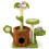 Arbre à chat - HELLOSHOP26 - Multi-niveaux - Condo confortable - 55 x 40 x 92 cm - Marron 1