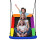 Columpio nido de pájaro - HELLOSHOP26 - 83 x 155 cm - Ajustable - Multicolor - Resistente 1