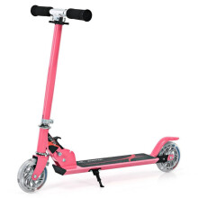 Kindertrolley - HELLOSHOP26 - Vouwbaar - Verhoogde veiligheid - Knipperende wielen - Aluminium
