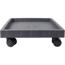 Heavy Duty Plant Caddy, Load-bearing Square Pot Trolley with Non-slip Surface, For Indoor And Outdoor Use, Heavy Duty Plastic Ensures Durability, Easy