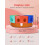 Crayon Caddy για παιδικό γραφείο, τέλεια βάση μαρκαδόρων με ποιοτικό ελαστικό 2