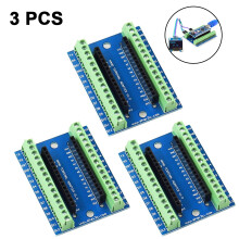 Nano V3.0 Compatible Screw Terminal Adapter, Easy Integration With External Components Via Hook Up Wires For Arduino Projects