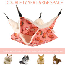 Brinquedo suspenso com design fofo para gaiola de furão e hamster: fácil de pendurar, com ampla aplicação, material macio que oferece conforto