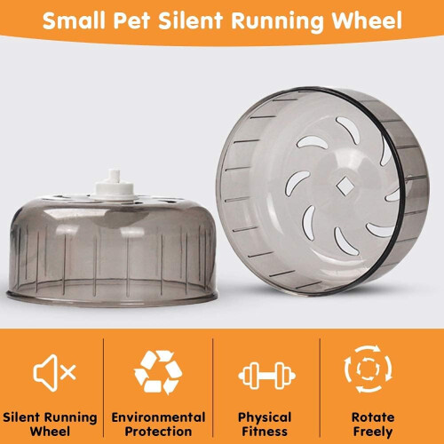 Εύκολος καθαρισμός τροχού τρεξίματος για χάμστερ, ανθεκτικός τροχός για 2