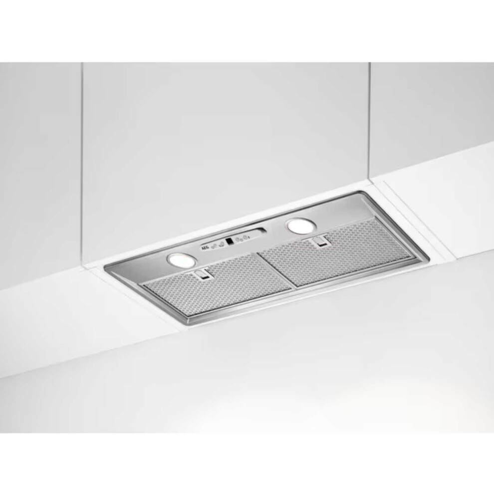 AEG DGB3850M 70cm Stainless Steel Canopy Hood, LED Lighting, 4 Speeds, Charcoal filter included (E - Image 12