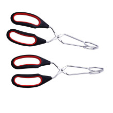 Roestvrijstalen tang voor de keukengrill, antislip handgrepen, veilige grip, perfect voor picknick, diner, buffet of barbecue in de buitenlucht (2