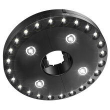 Patio Companion, Sonnenschirmleuchte mit 3 Beleuchtungsmodi, kabellose LED-Leuchten, einfache Installation mit automatisch verstellbarer Klemme,