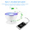 Ocean Wave Projector with Remote Control, Automatic Rotating Color Changing Music Night Light for Bedroom Decor 8