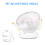 Ocean Wave Projector with Remote Control, Automatic Rotating Color Changing Music Night Light for Bedroom Decor 6