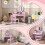 AIYAPLAY Kids Dressing Table Set w/ Stool, Mirror, Drawers - Pink 7