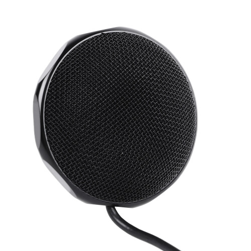 Conference USB Microphone, Omnidirectional, Clear Sound, Black