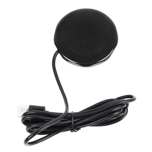 Conference USB Microphone, Omnidirectional, Clear Sound, Black 1