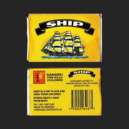 100 BOXS OF SHIP SAFETY MATCHES 1
