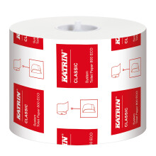 Katrin 103424 Classic System Toilet ECO paper, 100% recycled fibre (Pack of 36)