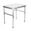 JF HOME BLISS 2FT Folding Camping Table Picnic Table Adjustable Height Multipurpose Party Dining small camping Table Lightweight with Carry Handle fo 1