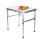 JF HOME BLISS 2FT Folding Camping Table Picnic Table Adjustable Height Multipurpose Party Dining small camping Table Lightweight with Carry Handle fo 5