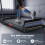 Folding Treadmill Walking Pad Foldable  Treadmills with Handle for Home Off 4