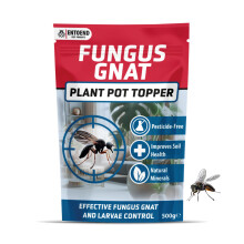 ENTOEND Fungus Gnat Killer - Pesticide Free Diatomaceous Earth Plant Insect Killer, House Plant Bug Killer. Plant Safe, Eco Friendly Barrier Grit for