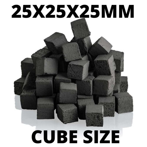 Zen Shell Coal Cubes, Coconut Charcoal 1