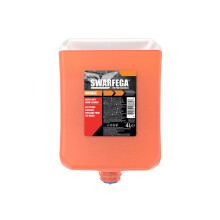 Swarfega Orange Hand Wash, Solvent-Free Heavy Duty Hand Cleaner with Natural Scrub and Moisturisers, Gentle on Skin 4L Cartridge