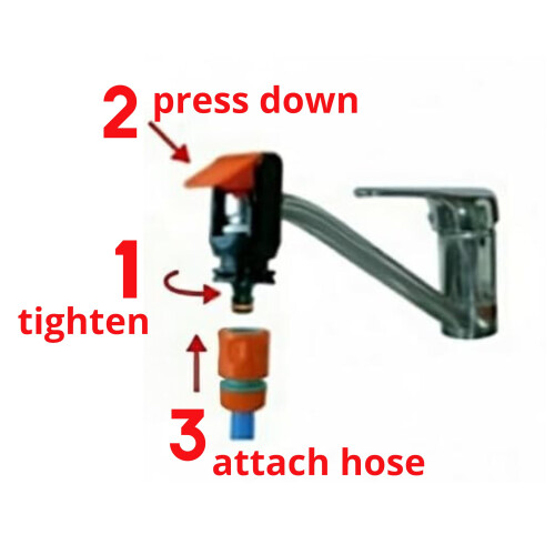 Tap Connector for tap Without Thread. 2
