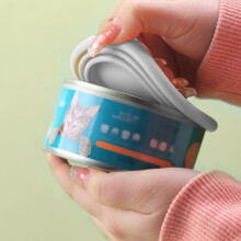 Robuste graue TPR-Kunststoffdeckel für Haustiernahrung, auslaufsicher, universelle Größe