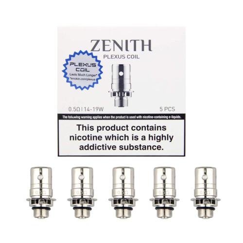 Innokin Zenith Plexus Coil 0.5 ohm Pack of 5, No Nicotine