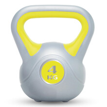 Urban Fitness Unisex Urban Fitness Vinyl Kettlebell yellow One Size UK 40 k