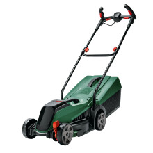 Bosch Cordless Lawnmower CityMower 18V-32 (18 Volt, 1x Battery 4 Ah, Brushless Motor, Cutting Width: 32 cm, Lawns up to 300 m², in Carton Packaging)