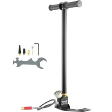 VEVOR 3-Stage Hand Stirrup Pump,Hand Pump 4500Psi with High grade 301 stainless steel 3-Stage Air Gun Rifle Pump Filling Stirrup Charger PCP Hand Pum