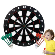 APEXDART Safe Soft Dartboard Ø42cm165 Set for Children and Adults with 8 Darts