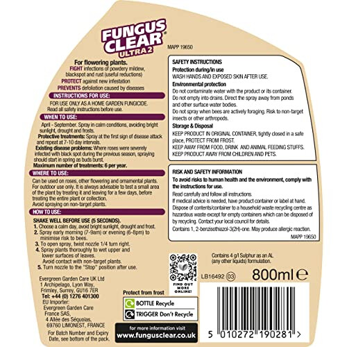 FungusClear Ultra 2, Ready to Use, 800 ml, White 1