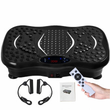 Vibration Plate Exercise Machine, 2025 Upgraded Fitness Vibration Plate Platform for Lymphatic Drainage,120-Speed Adjustable with 450 lbs Capacity, B