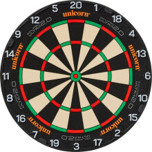 Unicorn Eclipse Ultra 2.0 Professional Dartboard | Venom Black Razor Spider | Hi-Vis Horizontal Numbers | Abyss Intense Vibrant Colour Longevity | Ro