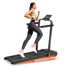 Mobvoi Home Treadmill SE Incline Smart AI 3 in 1 Folding Walking Pad Under Desk Running Machine 25 HP Compact Portable Remote Control TicSports APP