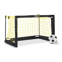 SKLZ Pro Mini Soccer Goal with 5" Soft Ball - Indoor and Outdoor Use, Enhances Soccer Skills and Coordination